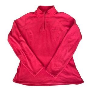 The North Face Polartec Pullover Fleece Quarter Zip‎ Cozy Outdoor Medium Pink